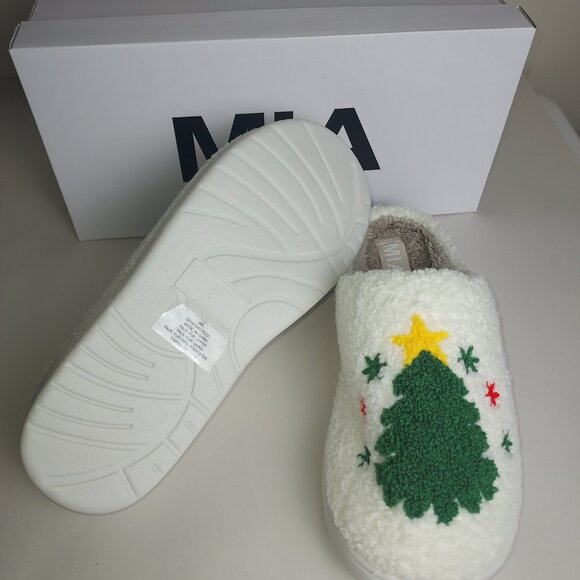 MIA Christmas Tree Slippers NEW. - Picture 3 of 3